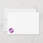 マイティニーズとホタル サンキューカード (裏面)