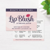 マイティピンクリップ赤面アフターケアアドバイスカード (デスク)