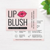 マイティピンクリップ赤面アフターケアアドバイスカード (デスク)