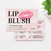 マイティピンクリップ赤面アフターケアアドバイスカード (デスク)