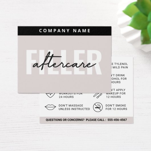 マイティフィラーアフターケアカード (デスク)
