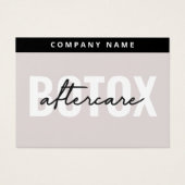 マイティボトックスアフターケアカード (正面)