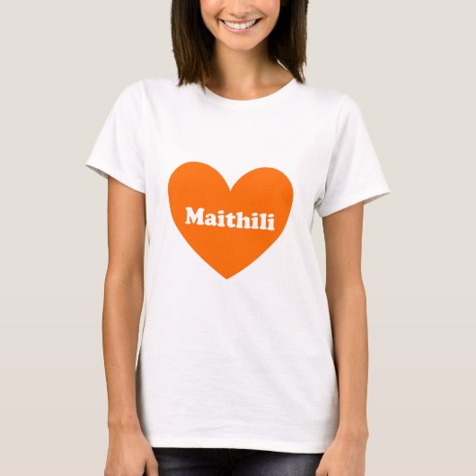 マイティリ Tシャツ (正面)