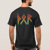 マイティ・トールTシャツ - フルカラー Tシャツ (裏面)
