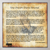 マイデイリースペインの祈りの言葉コレクションポスター8x10 ポスター (正面)