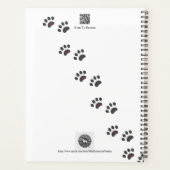 マイデイリープランナーミニシュナウツァーフラワーピンクレスイプー プランナー手帳 (裏面)