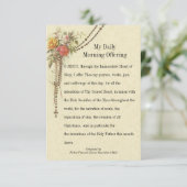 マイデイリーモーニングオファリング祈りの言葉フローラ聖札 サンキューカード (スタンド正面)