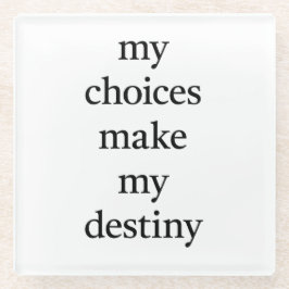 マイデスティニーガラスコースター ガラスコースター