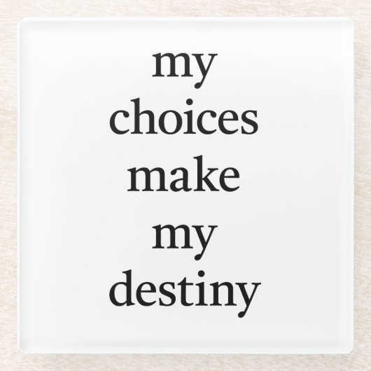 マイデスティニーガラスコースター ガラスコースター (正面)