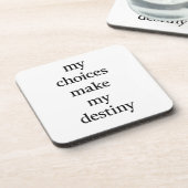 マイデスティニー懸命プラスチックコースター コースター (左側)