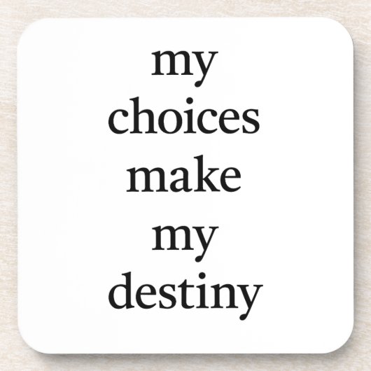 マイデスティニー懸命プラスチックコースター コースター (正面)