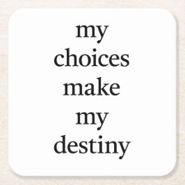 マイデスティニー紙コースター スクエアペーパーコースター