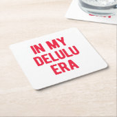 マイデルル時代に スクエアペーパーコースター (アングル)