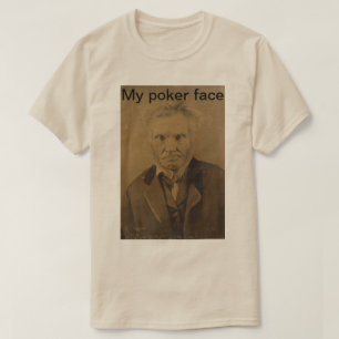 「マイトランプのポーカー顔」 Tユニセックスシャツ Tシャツ