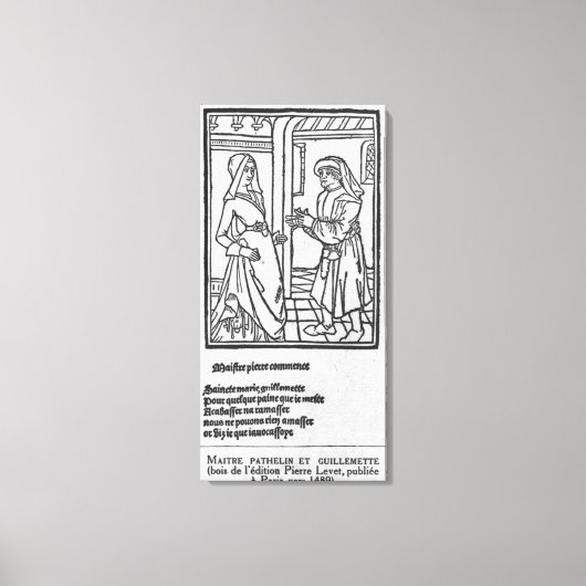 マイトレパセリンとギレメット キャンバスプリント (正面)