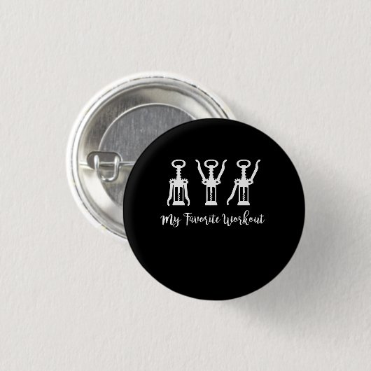 マイトレーニングワお気に入りのイン好きギフトアイディアジム 缶バッジ (正面&裏面)