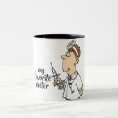 ***マイドお気に入りのクター*** 2トーンコーヒーマグ ツートーンマグカップ (中央)