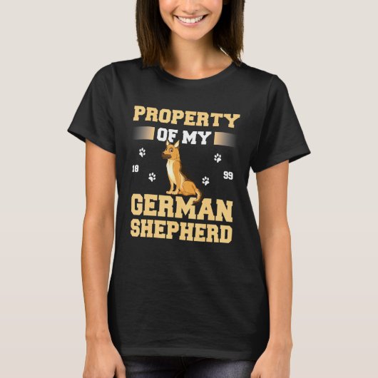 マイドイツの羊飼い犬のプロパティGsd犬のオーナーP Tシャツ (正面)