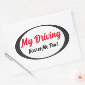 マイドライブ 楕円形シール (封筒)