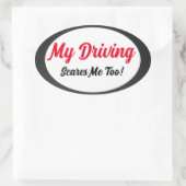 マイドライブ 楕円形シール (バッグ)