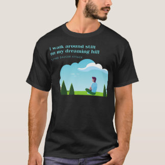 マイドライミングヒルソー飛んでいるサーアタックファンアート Tシャツ