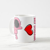 マイドリームアストロシンプルンツクラシックミニマリストキッズ コーヒーマグカップ (正面左)