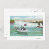 マイド・オブ・ザ・ミスト遊覧船の眺め ポストカード (正面/裏面)