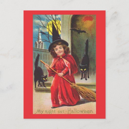 マイナイトアウト – ハロウィーン ポストカード (正面)