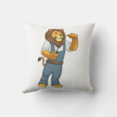 マイナスドライバーとしてのライオン クッション (裏面)