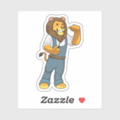 マイナスドライバーとしてのライオン シール (シート)