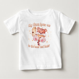 マイナナが私を月と背中に愛して ベビーTシャツ
