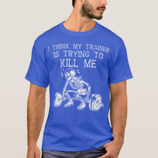 マイナーが俺を殺す骸骨ジムウェア Tシャツ