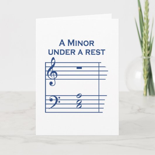 マイナーグリーティングカード カード (正面)