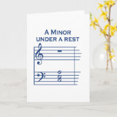 マイナーグリーティングカード カード (黄色い花)