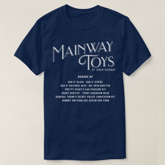 マイニングウェイトイズバイアーウィンメインウェイ Tシャツ (デザイン正面)