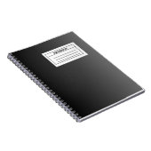 マイニングシャフトカラースパイラルフォトノートブック ノートブック (右側)