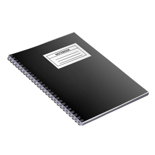 マイニングシャフトカラースパイラルフォトノートブック ノートブック (右側)