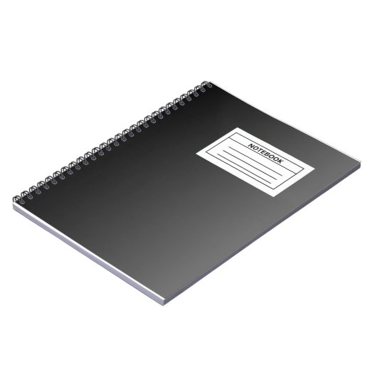 マイニングシャフトカラースパイラルフォトノートブック ノートブック (左側)