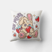 マイニングバニーである クッション (裏面)