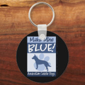 マイニングブルー キーホルダー (正面)