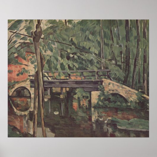 マイニーブリッジ – ポールセザンヌ- c1880 ポスター (正面)