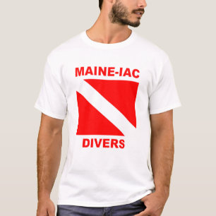 マイネイアックダイバーズダイブクラシックフラッグのロゴTシャツ Tシャツ