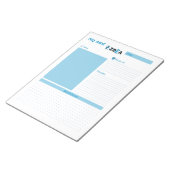 マイネクストアイディアブルー ノートパッド (アングル)