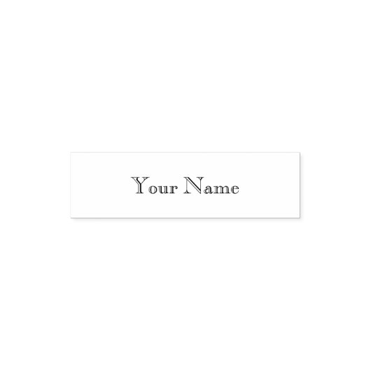 マイネームクラシックスタイル文字 セルフインキングスタンプ (デザイン)