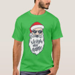 マイネームSanta Christmas Shirt Tシャツ<br><div class="desc">ヒップホップ祝をテーマにしたシャツでおもしろい休暇を取ろう。</div>