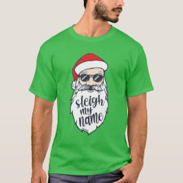 マイネームSanta Christmas Shirt Tシャツ