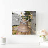 マイノッツレッジライトハウスフォグベルスクエアウォールクロック スクエア壁時計 (ホーム)