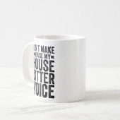 マイハウスシッターの声を使わせない コーヒーマグカップ (正面左)