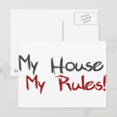 マイハウスマイルールズ ポストカード (正面/裏面)