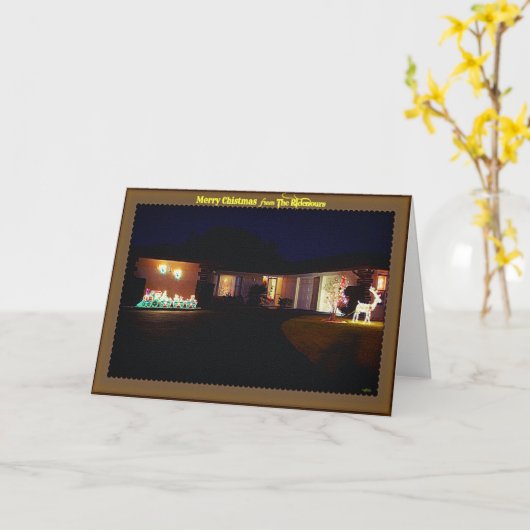 マイハウス カード (黄色い花)